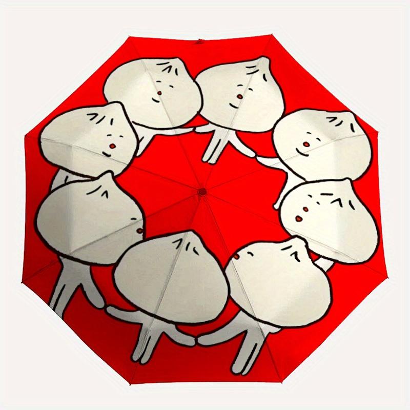 1pc Dumpling, Cartoon Automatic Open/close Folding Umbrella, Compact Portable Travel Umbrella, Perfect Birthday/Christmas, Cute Umbrella, Du
1pc Dumpling, Cartoon Automatic Open/close Folding Umbrella, Compact Portable Travel Umbrella, Perfect Birthday/Christmas, Cute Umbrella, Du