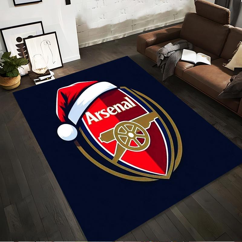 Arsenal Logo Carpet with Santa Hat Design, Blue and Red Themed Suitable for use as an anti-slip for living room bedroom sofas 40x60cm( 15x23in )
Arsenal Logo Carpet with Santa Hat Design, Blue and Red Themed Suitable for use as an anti-slip for living room bedroom sofas 40x60cm( 15x23in )