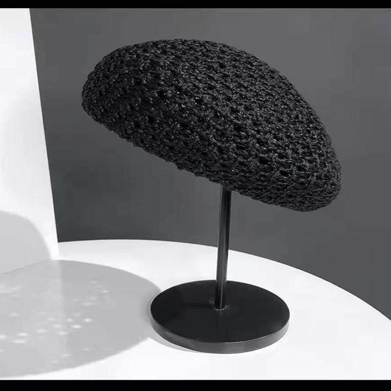 Summer Hollow out Beret Hat for Women Fashion British Painter Star Design Breathable Cap for Ladies Girl Adult size(56-58cm) чорний
Summer Hollow out Beret Hat for Women Fashion British Painter Star Design Breathable Cap for Ladies Girl Adult size(56-58cm) чорний