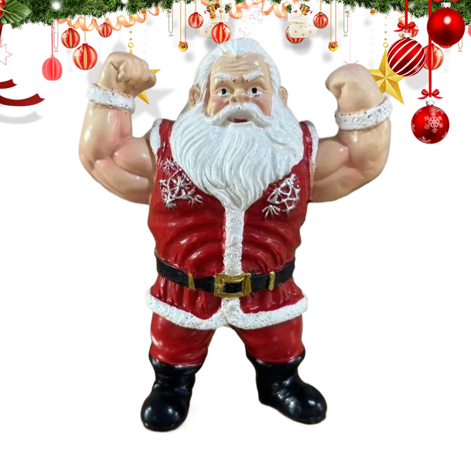 Humorous Muscle Santa Claus Figurines Resin Christmas Crafts Ornaments Christmas Funny Muscle Figurine Home Decoration China Mainland
Humorous Muscle Santa Claus Figurines Resin Christmas Crafts Ornaments Christmas Funny Muscle Figurine Home Decoration China Mainland