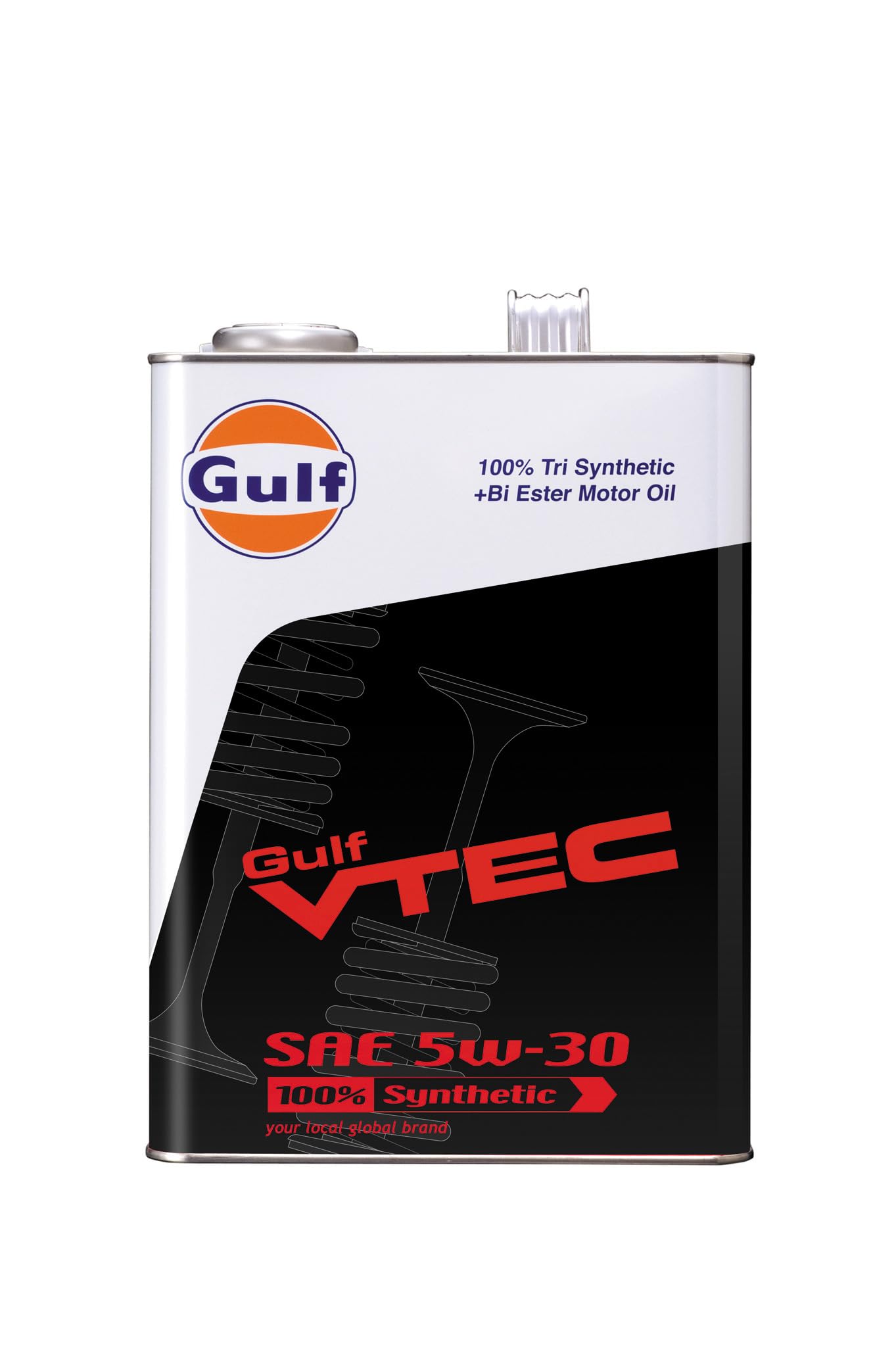 Gulf VTEC 5W-30 100% Synthetic Engine Oil, 4L, for 4-Wheel Gasoline Vehicles
Gulf VTEC 5W-30 100% Synthetic Engine Oil, 4L, for 4-Wheel Gasoline Vehicles