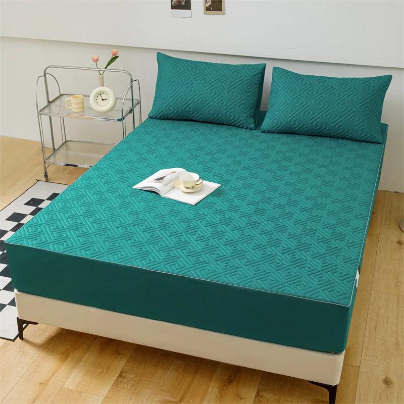 Modern Minimalist Suitable Four Seasons Quilted Mattress Cover Soft Queen King Quilted Bed Fitted Sheet Not Including Pillowcase 48x74cm pillowcase темно-зеленого
Modern Minimalist Suitable Four Seasons Quilted Mattress Cover Soft Queen King Quilted Bed Fitted Sheet Not Including Pillowcase 48x74cm pillowcase темно-зеленого
