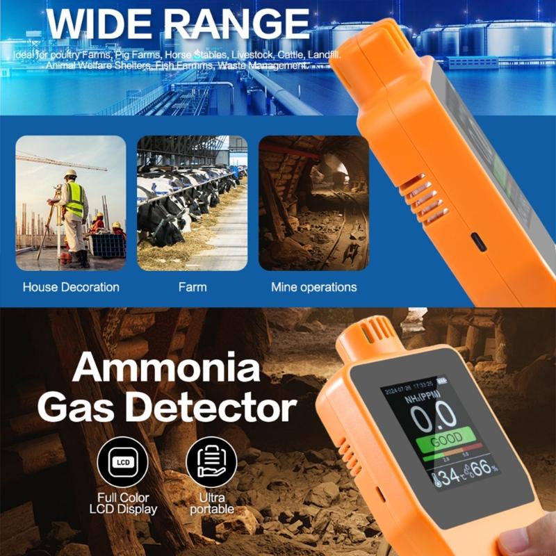 0-100PPM LCD Ammonia Meter Professional NH3 Concentration Tester Ammonia Gas Detectors Ammonia Alarm Device China Mainland
0-100PPM LCD Ammonia Meter Professional NH3 Concentration Tester Ammonia Gas Detectors Ammonia Alarm Device China Mainland