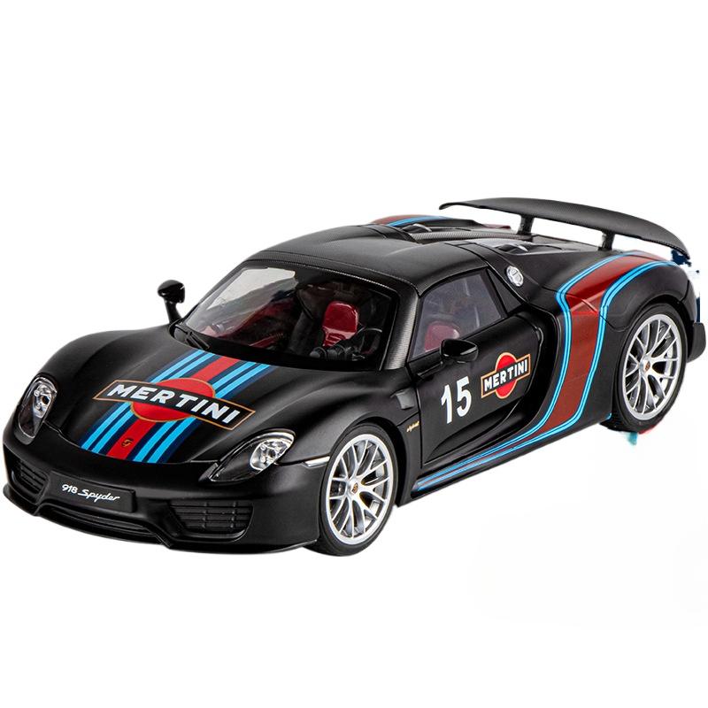 Масштаб 1/18 Porsche 918 Martini Окрашенный Лимитированная серия Сплав Металл Литой Модель автомобиля Подарок на день рождения для друга Серия Звук и свет чёрный
Масштаб 1/18 Porsche 918 Martini Окрашенный Лимитированная серия Сплав Металл Литой Модель автомобиля Подарок на день рождения для друга Серия Звук и свет чёрный