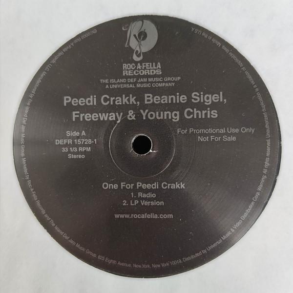 12inch Record PEEDI CRAKK - One For Peedi Crakk DEFR157281 Roc-A-Fella Rec 2002 US Rap & Hip-Hop/R&B Used
12inch Record PEEDI CRAKK - One For Peedi Crakk DEFR157281 Roc-A-Fella Rec 2002 US Rap & Hip-Hop/R&B Used