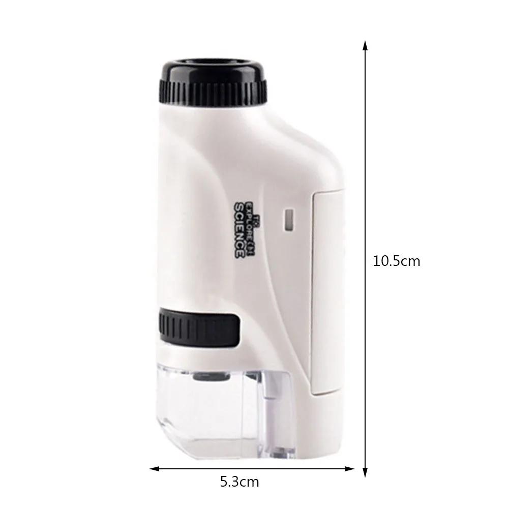 Handheld Pocket Microscope with LED Light Portable Mini Microscope Battery Powered Lab Handheld Microscope for Kids Observation
Handheld Pocket Microscope with LED Light Portable Mini Microscope Battery Powered Lab Handheld Microscope for Kids Observation