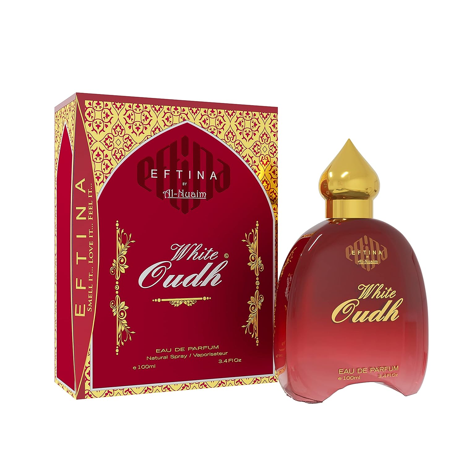 EFTINA от Al-Nuaim White Oudh Eau De Parfum | EDP Парфюмерия | Стойкие духи | Роскошная парфюмерия для мужчин и женщин | 100 мл 100 ml
EFTINA от Al-Nuaim White Oudh Eau De Parfum | EDP Парфюмерия | Стойкие духи | Роскошная парфюмерия для мужчин и женщин | 100 мл 100 ml