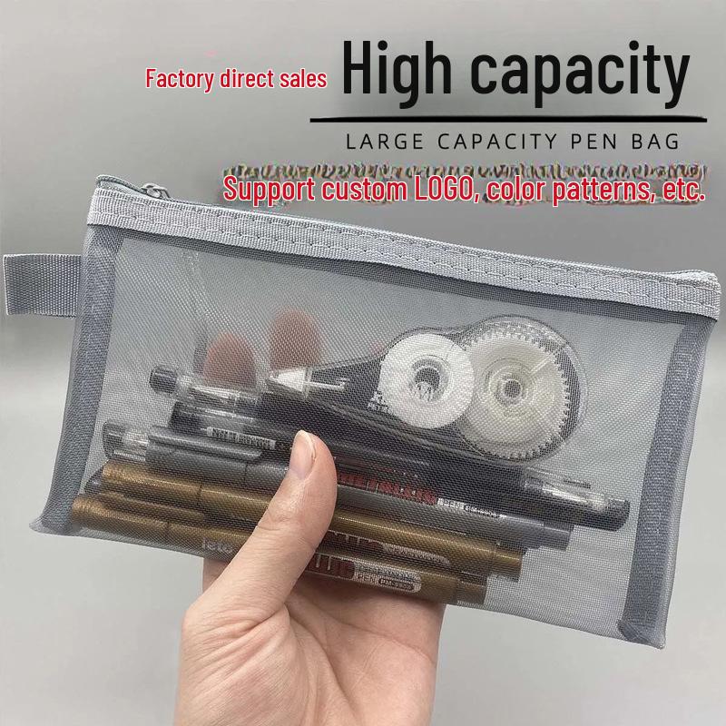 Large Capacity Transparent Mesh Pencil Case, Zippered Pouch for Exams and Student Essentials. білий
Large Capacity Transparent Mesh Pencil Case, Zippered Pouch for Exams and Student Essentials. білий
