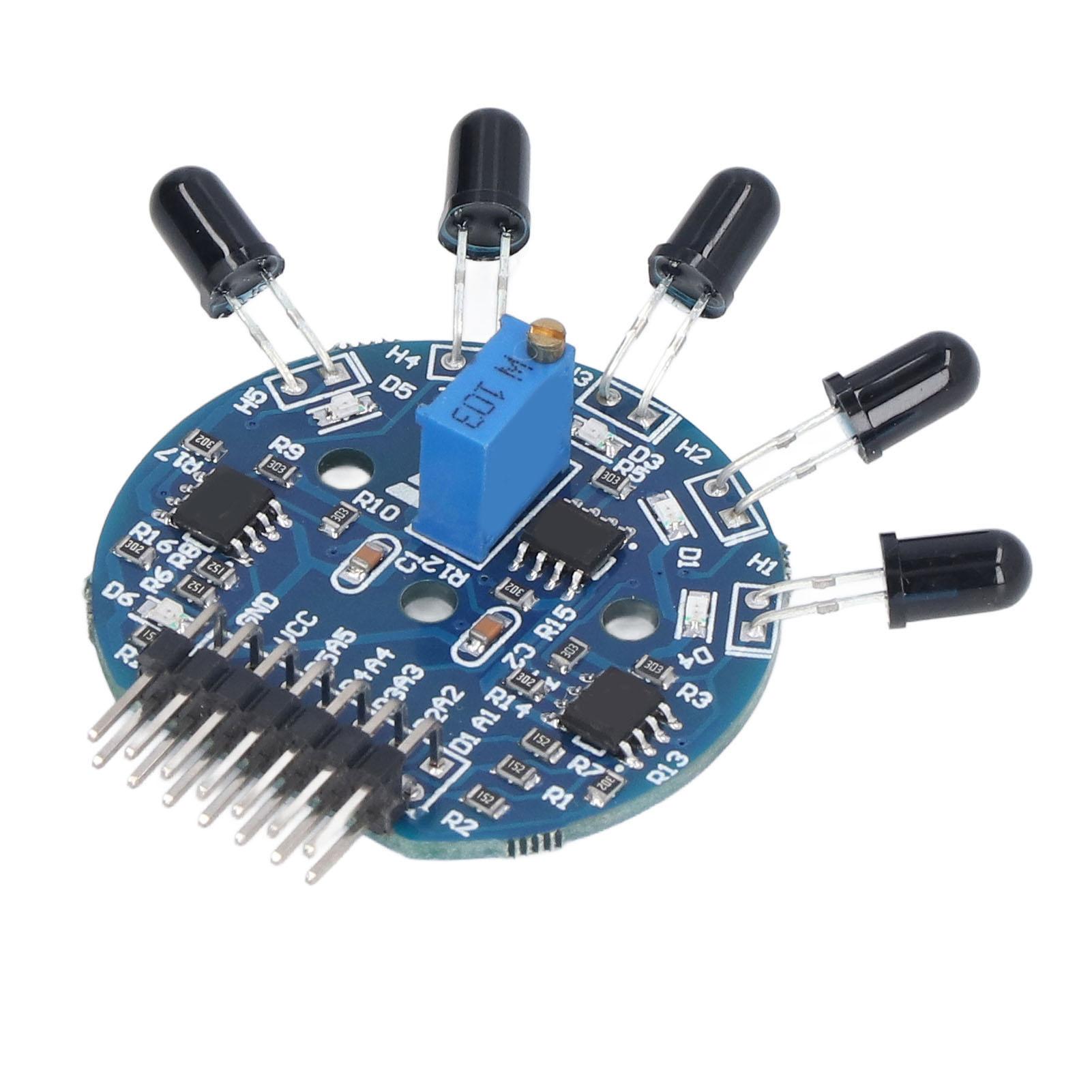 5 Way Flame Sensor Module Fire Extinguisher Sensor Board with Indicator Digital Analog Output
5 Way Flame Sensor Module Fire Extinguisher Sensor Board with Indicator Digital Analog Output