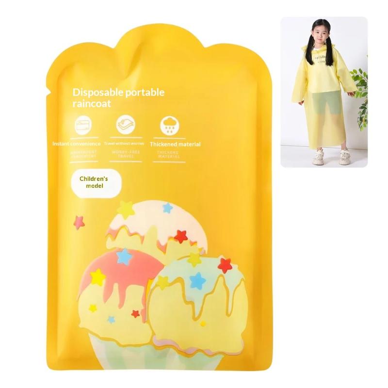 High Quality Vacuum Compression Kids Raincoat Card Packaging Waterproof Rain Coat Convenient Travel Reusable Poncho Children жёлтый
High Quality Vacuum Compression Kids Raincoat Card Packaging Waterproof Rain Coat Convenient Travel Reusable Poncho Children жёлтый