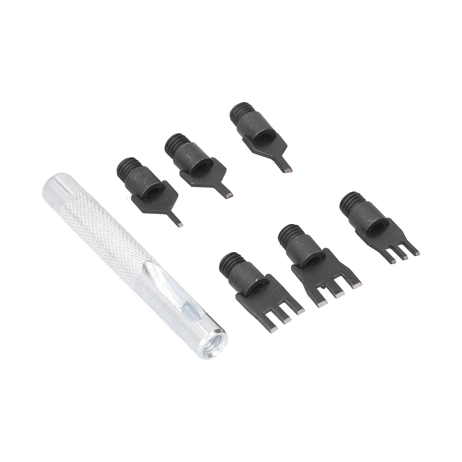 Prong Punch DIY Anticorrosion Interchangeable Head Lightweight Portable Leather Prong Punch
Prong Punch DIY Anticorrosion Interchangeable Head Lightweight Portable Leather Prong Punch