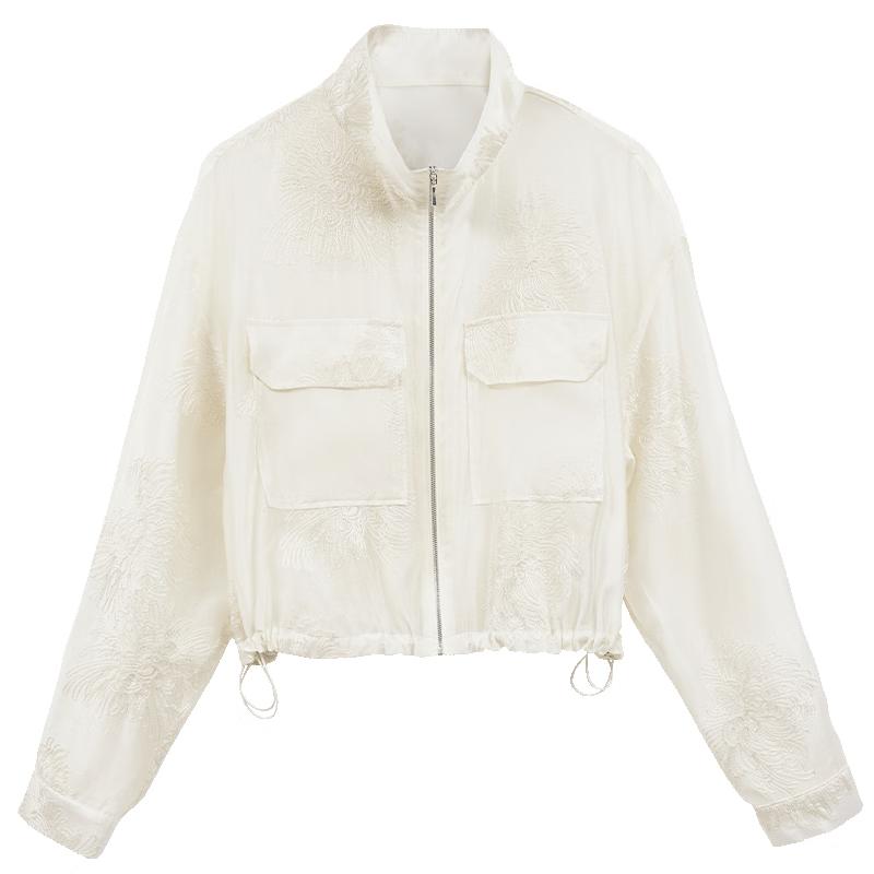 VEROMODA Lyocell Blend Floral Embroidered Short Jacket L
VEROMODA Lyocell Blend Floral Embroidered Short Jacket L