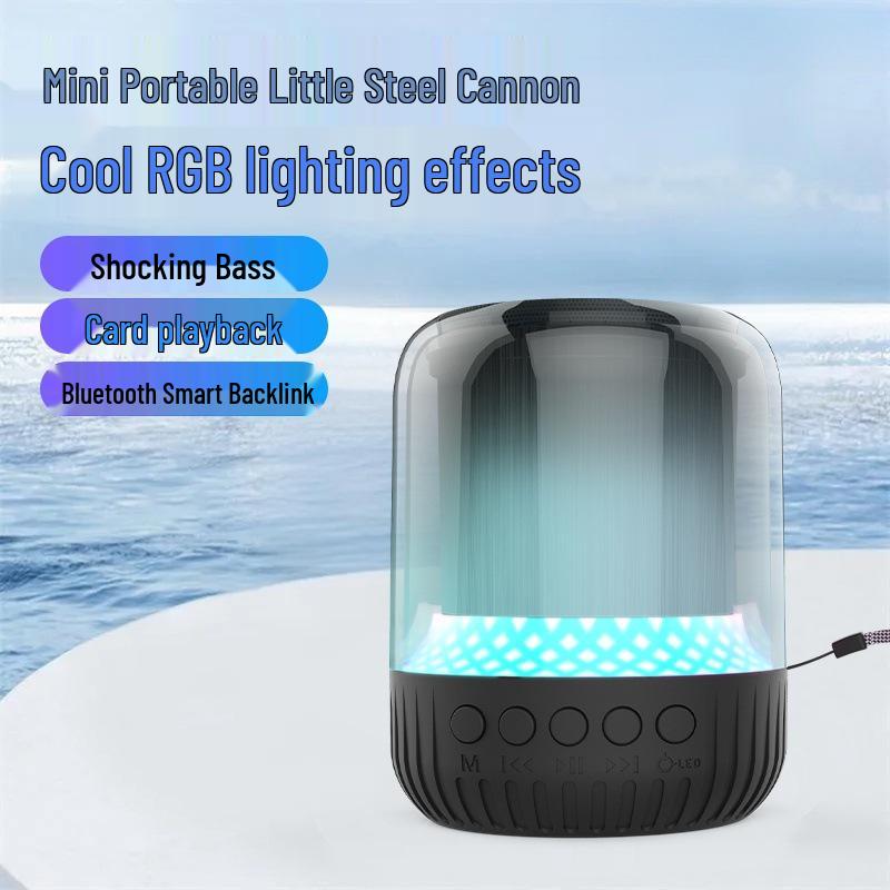 WK-101 Car & Outdoor Portable Bluetooth Speaker with Panoramic Surround Sound & Lanyard
WK-101 Car & Outdoor Portable Bluetooth Speaker with Panoramic Surround Sound & Lanyard
