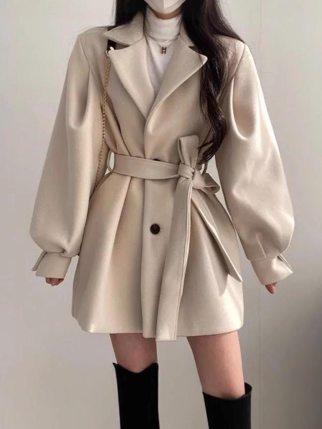 Thickened Woolen Cloth British Style Mid-Length Women s Trench Coat - Dragon and Phoenix Autumn/Winter Collection XL
Thickened Woolen Cloth British Style Mid-Length Women s Trench Coat - Dragon and Phoenix Autumn/Winter Collection XL
