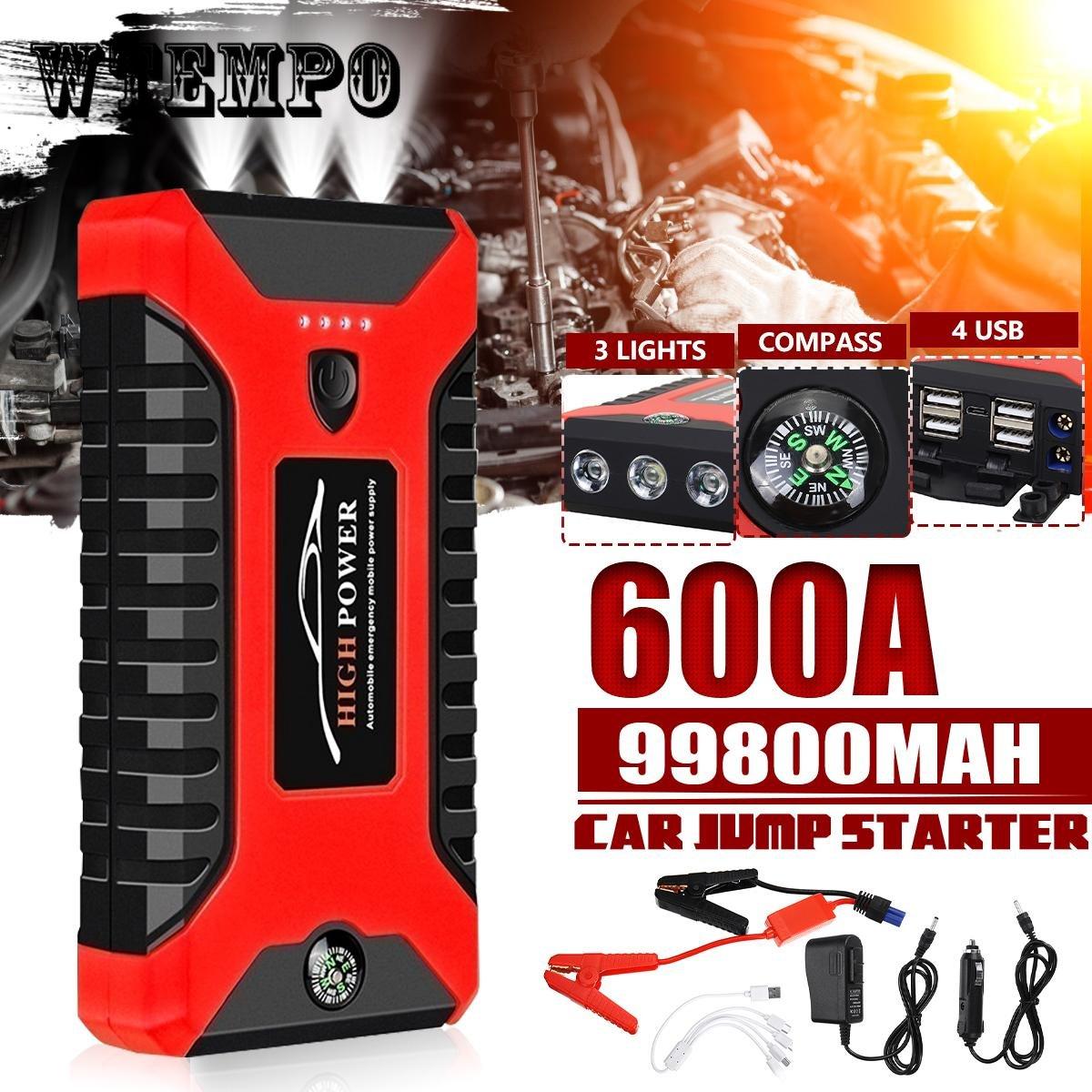 Автомобильный пусковое устройство Quick Start Power Bank 99800 мАч Стартовое зарядное устройство для 12 В 2 А Стартовое зарядное устройство для автомобилей Аварийный бустерный аккумулятор со светодиодной подсветкой EU Plug
Автомобильный пусковое устройство Quick Start Power Bank 99800 мАч Стартовое зарядное устройство для 12 В 2 А Стартовое зарядное устройство для автомобилей Аварийный бустерный аккумулятор со светодиодной подсветкой EU Plug