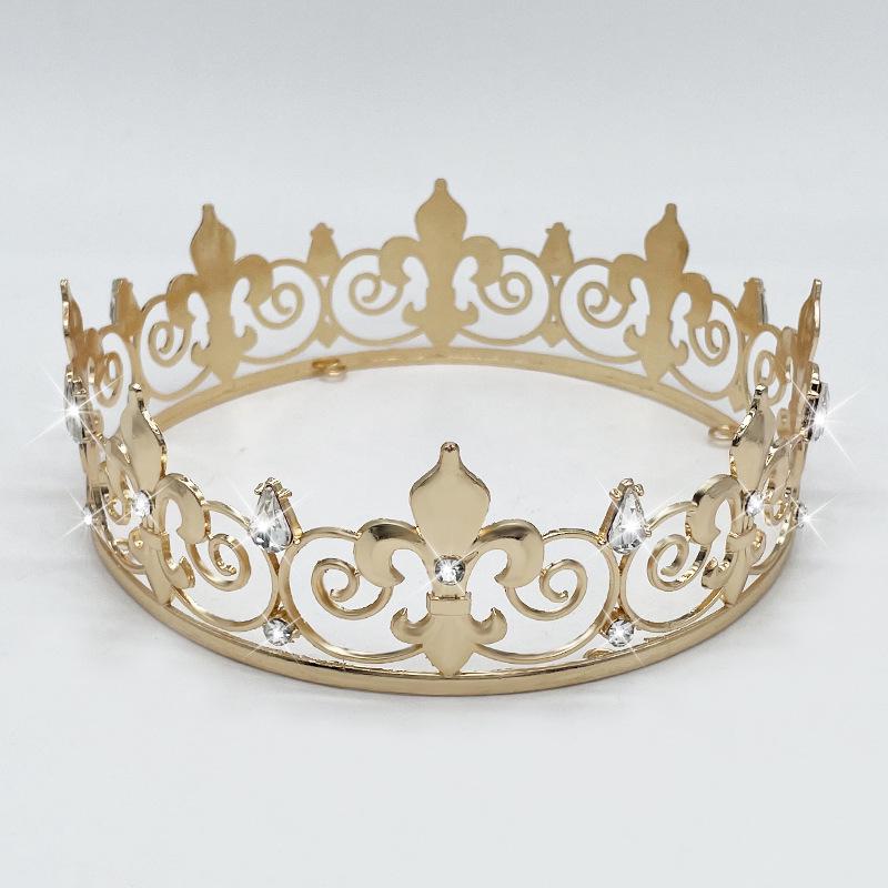 European Baroque Spearhead Crown: Luxury Hair Accessory for Brides & Performers
European Baroque Spearhead Crown: Luxury Hair Accessory for Brides & Performers