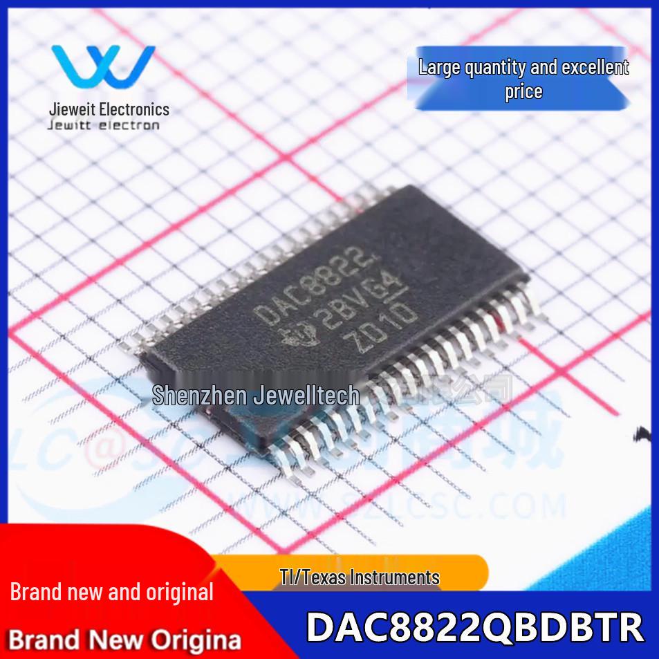DAC8822QBDBTR TSSOP-38: 16-bit Dual-Channel Parallel Input Multiplying DAC
DAC8822QBDBTR TSSOP-38: 16-bit Dual-Channel Parallel Input Multiplying DAC