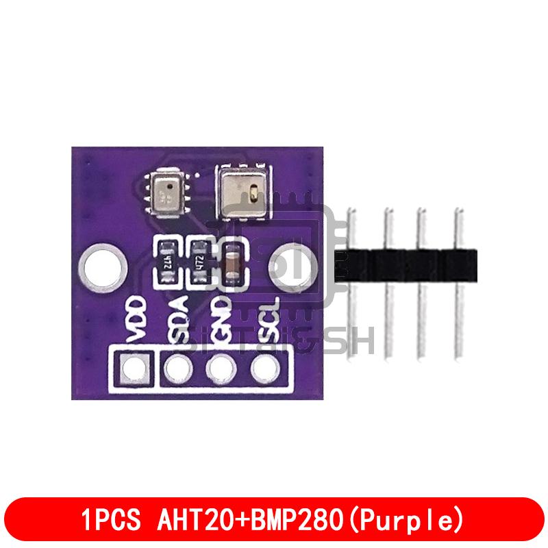 1~5pcs AHT20+BMP280 Temperature Humidity Air Pressure Module High-precision Digital Temperature Humidity and Air Pressure Sensor
1~5pcs AHT20+BMP280 Temperature Humidity Air Pressure Module High-precision Digital Temperature Humidity and Air Pressure Sensor