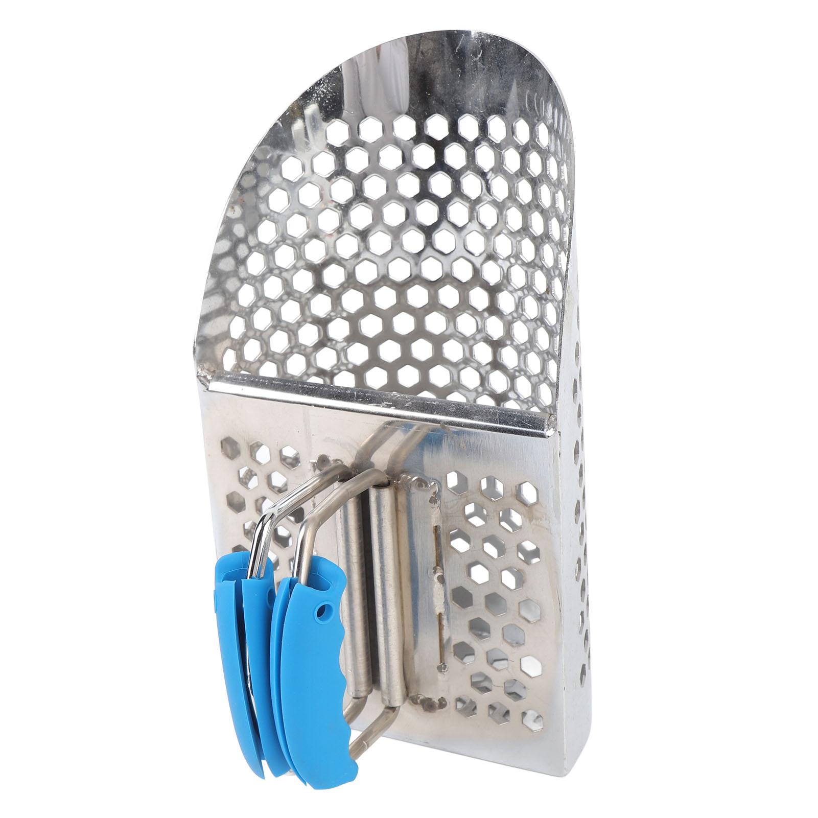Metal Detecting Sand Scoop Foldable Handle Stainless Steel Sand Sifter Shovel for Beach Discovering Treasures
Metal Detecting Sand Scoop Foldable Handle Stainless Steel Sand Sifter Shovel for Beach Discovering Treasures