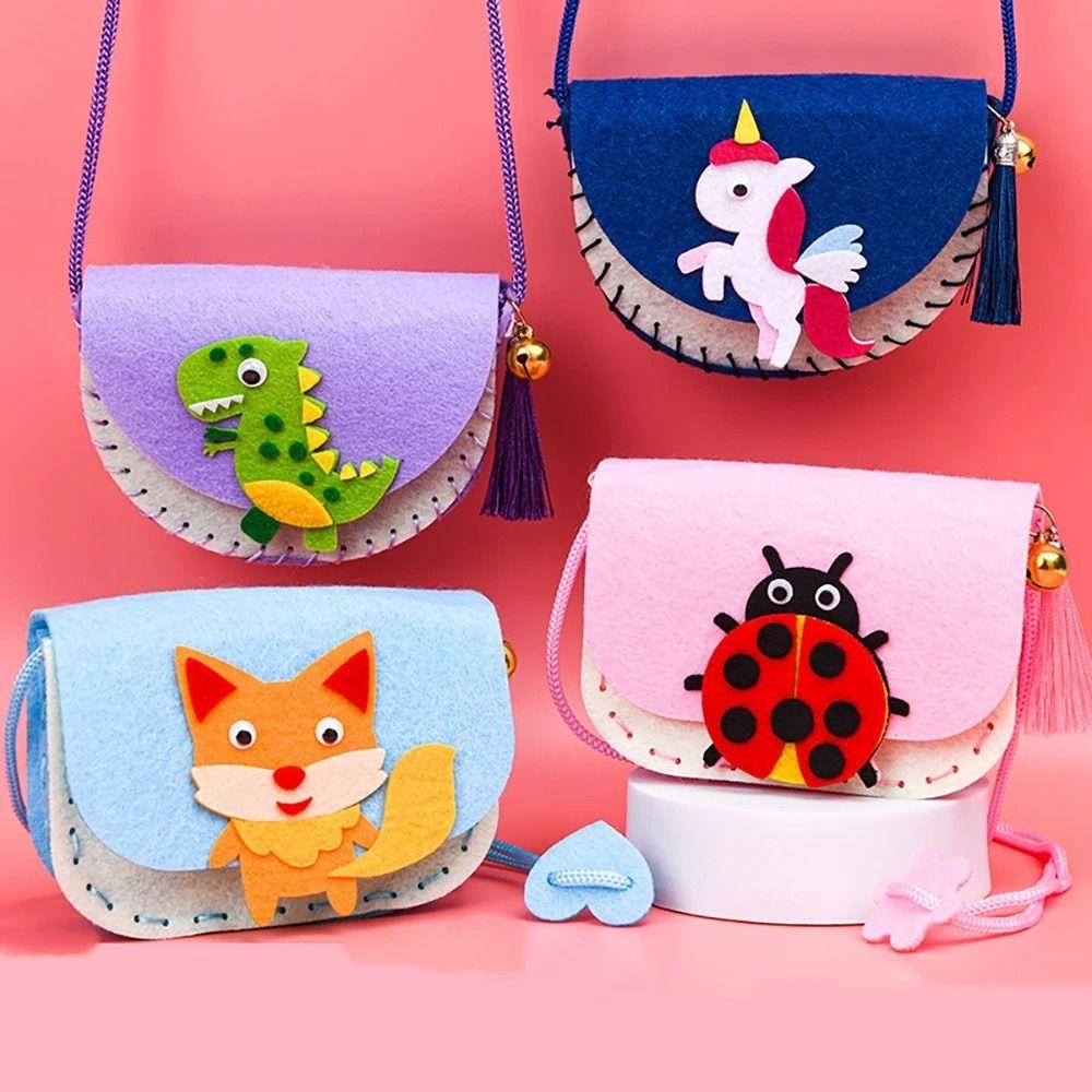 Crafts Crossbody Bag Material Pack Cartoon Handmade Craft Handmade Bag Non-Woven Bag Handicraft Toy lion
Crafts Crossbody Bag Material Pack Cartoon Handmade Craft Handmade Bag Non-Woven Bag Handicraft Toy lion
