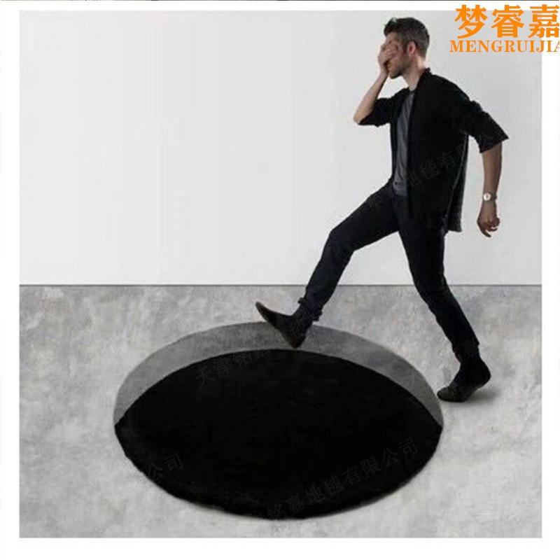 Circular Carpet Living Room Bedside Carpet Checkered Printed Carpet Black and White Circular Carpet 80*80cm
Circular Carpet Living Room Bedside Carpet Checkered Printed Carpet Black and White Circular Carpet 80*80cm