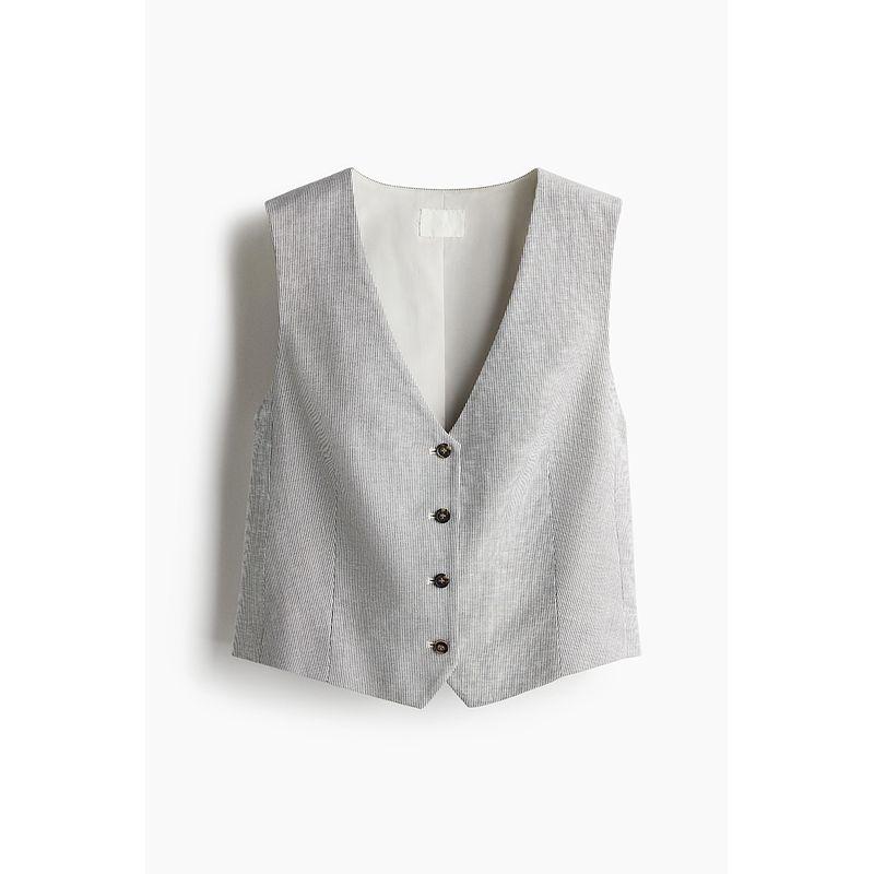 Hm2025 Лето Новая женская одежда Мода Повседневный Универсальный Костюм Жилет 1268440 White/Black Stripes 170/104(L)
Hm2025 Лето Новая женская одежда Мода Повседневный Универсальный Костюм Жилет 1268440 White/Black Stripes 170/104(L)