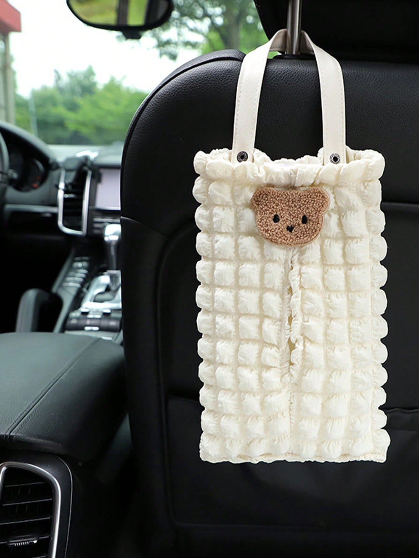 Luxury Quilted Car Tissue Box, Cute Bear Pattern – Hanging Tissue Bag, Large Capacity, Soft Fabric, Car Decor Accessory белый
Luxury Quilted Car Tissue Box, Cute Bear Pattern – Hanging Tissue Bag, Large Capacity, Soft Fabric, Car Decor Accessory белый
