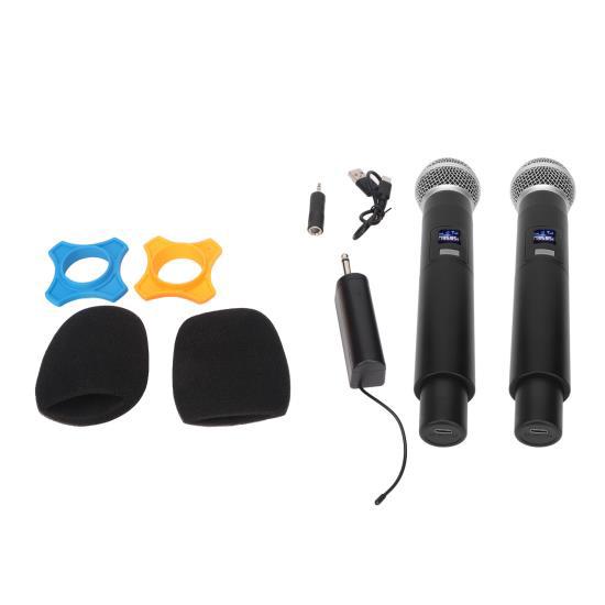 Беспроводная микрофонная система Professional 1 из 2 ручных беспроводных динамических микрофонов для пения караоке в церкви
Беспроводная микрофонная система Professional 1 из 2 ручных беспроводных динамических микрофонов для пения караоке в церкви