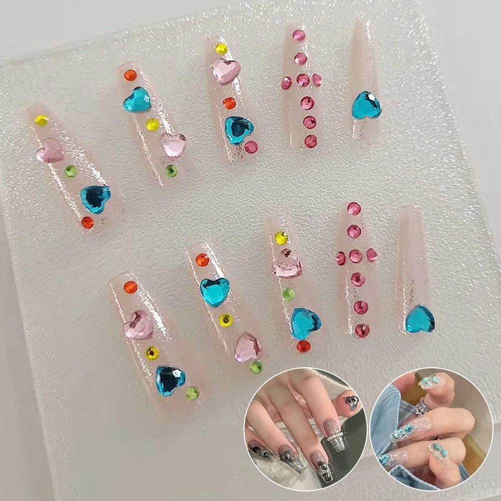 Gel Press On Wearable Love Drill False Nail Tips Detachable Finished Fingernail Fake Nail Tips
Gel Press On Wearable Love Drill False Nail Tips Detachable Finished Fingernail Fake Nail Tips