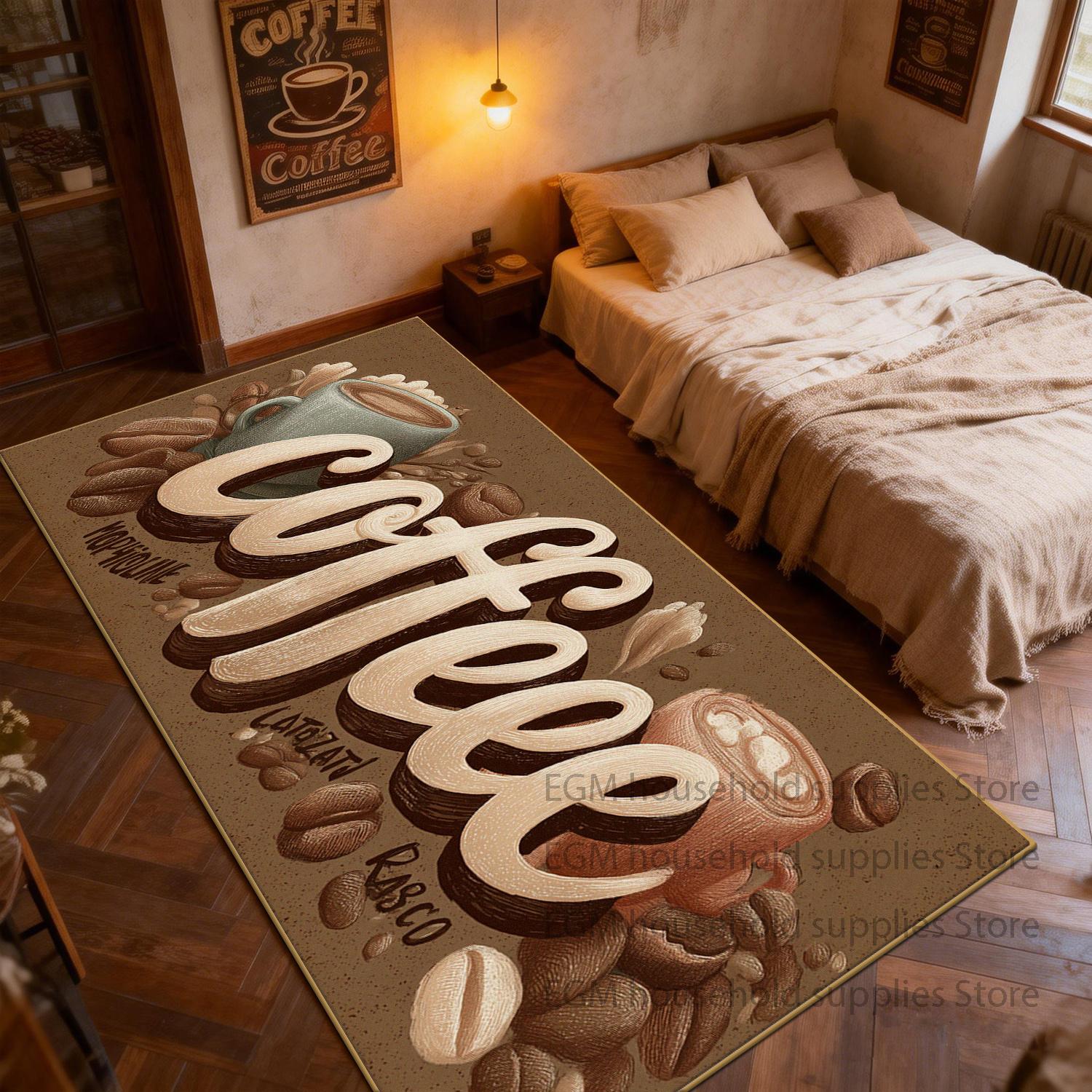 Hot Coffee Beans Print Carpet Retro literary style Design bedside Floor Mat non-slip Decorating The Living Room Rug washable 60x160cm
Hot Coffee Beans Print Carpet Retro literary style Design bedside Floor Mat non-slip Decorating The Living Room Rug washable 60x160cm