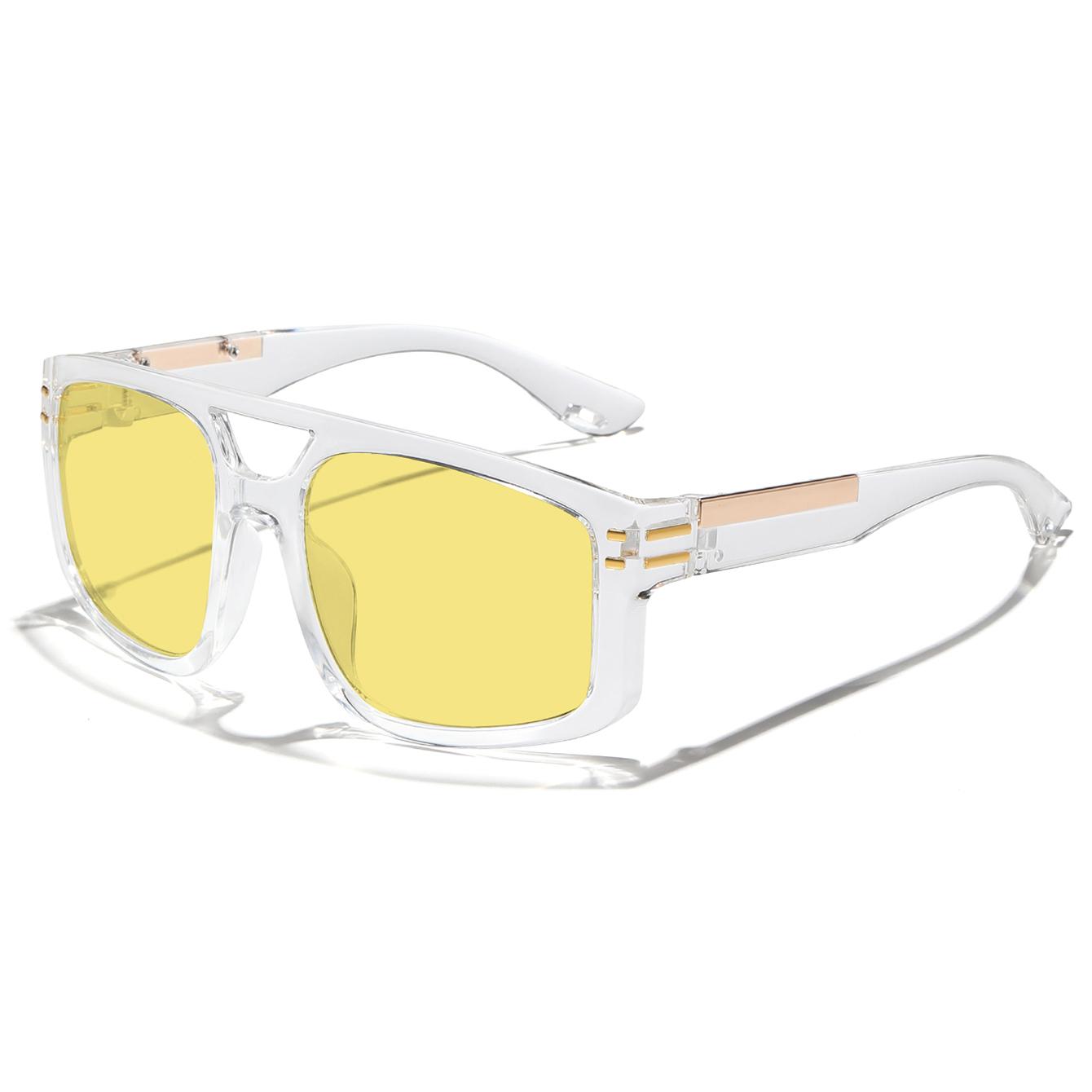 Men and Women s Sunglasses Retro Double Beam Frame Glasses with Metal Parts Suitable for Running Cycling Hiking and Driving
Men and Women s Sunglasses Retro Double Beam Frame Glasses with Metal Parts Suitable for Running Cycling Hiking and Driving