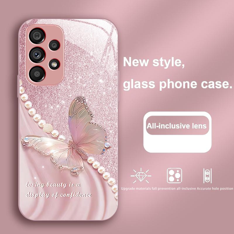 Pearl Butterfly Gradient For Samsung Galaxy S23 24 Plus S20 21 FE S25 Ultra A70 72 73 51 52 53 Tempered Glass Phone Case Samsung S23 Ultra
Pearl Butterfly Gradient For Samsung Galaxy S23 24 Plus S20 21 FE S25 Ultra A70 72 73 51 52 53 Tempered Glass Phone Case Samsung S23 Ultra
