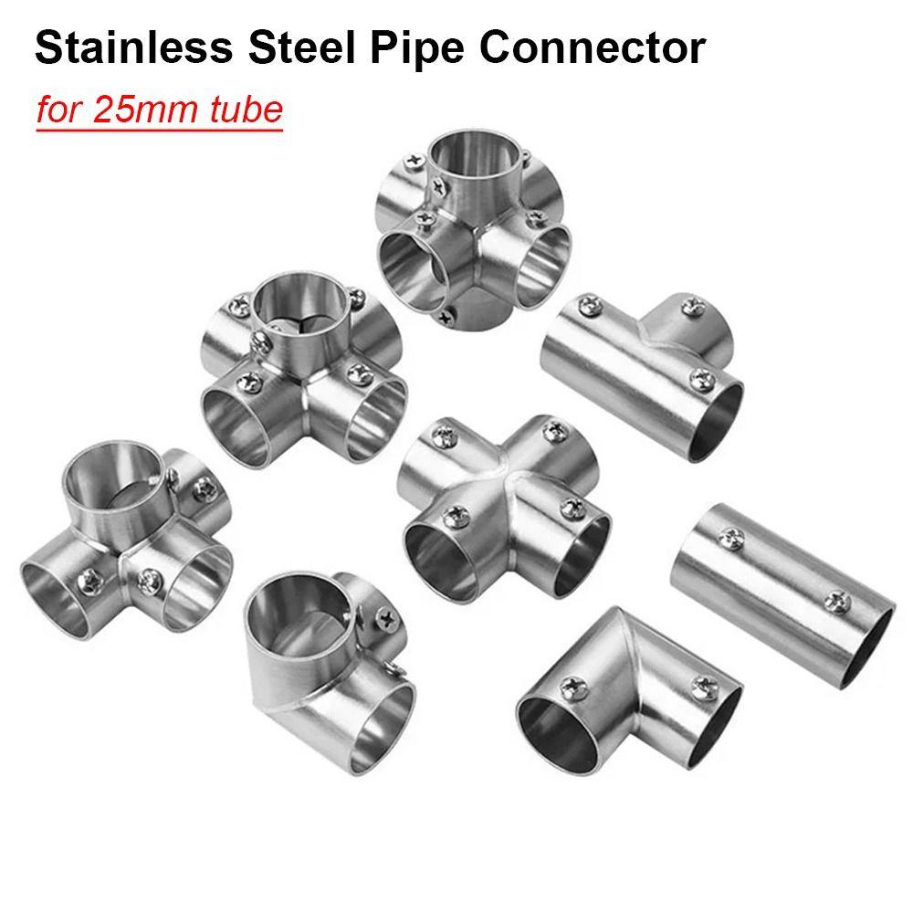 1Pcs 2/3/4/5/6 Way Pipe Connector Stainless Steel Tube Joint Pipe Fittings Furniture Hardware 25mm 2 Way Flat
1Pcs 2/3/4/5/6 Way Pipe Connector Stainless Steel Tube Joint Pipe Fittings Furniture Hardware 25mm 2 Way Flat