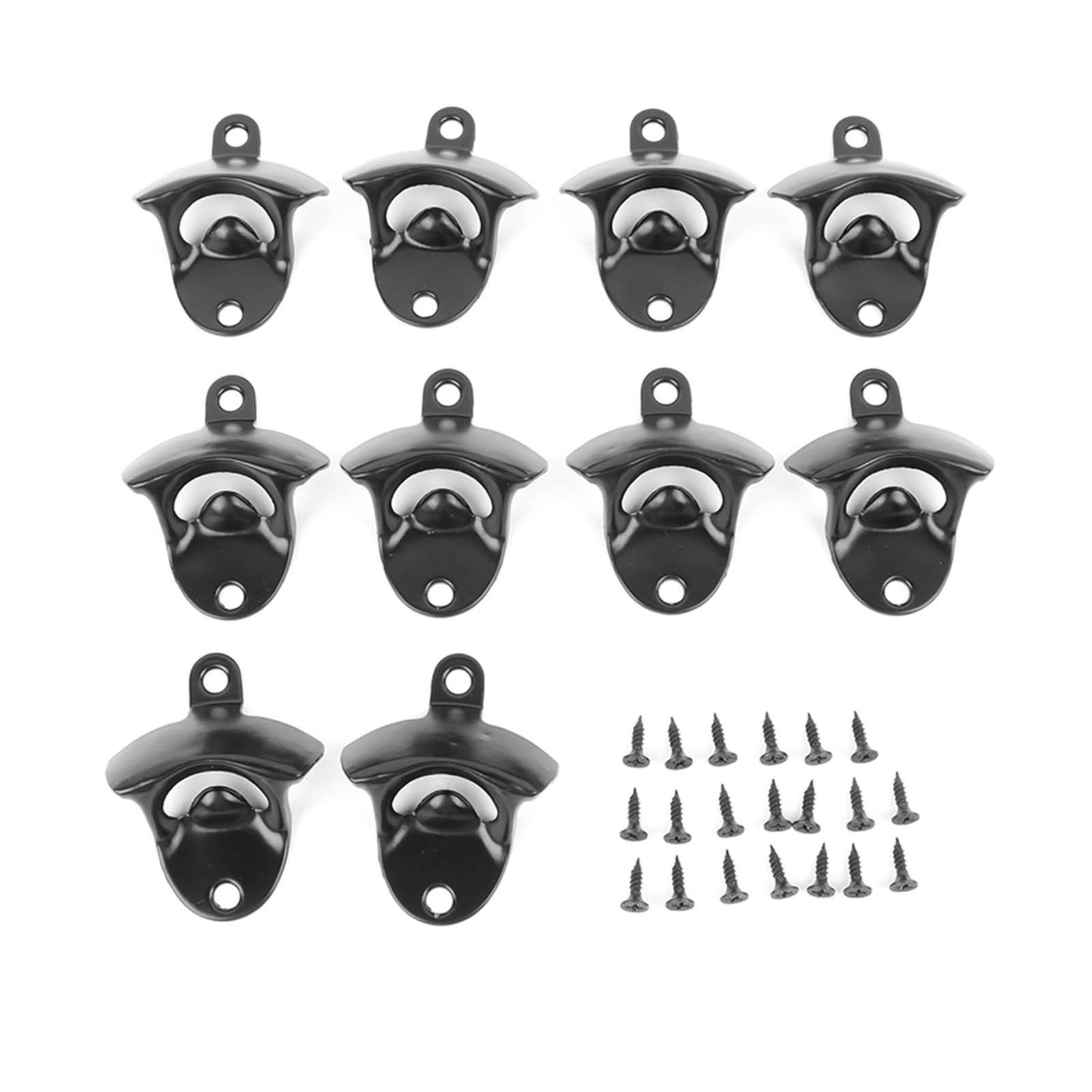 10Pcs Black Beer Bottle Opener Bar Beer Soda Bottle Cap Opener for Restaurant Camping Home Party
10Pcs Black Beer Bottle Opener Bar Beer Soda Bottle Cap Opener for Restaurant Camping Home Party