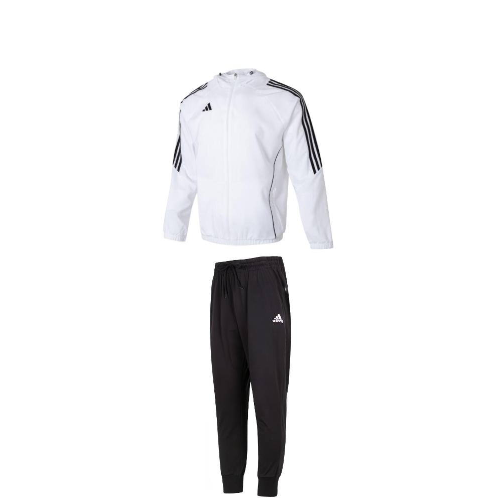 Adidas Striped Hooded Zip Jacket With Drawstring Breathable Comfortable Long Pants Casual Sports Suit Men Suit IM8808+IC9417 2XL
Adidas Striped Hooded Zip Jacket With Drawstring Breathable Comfortable Long Pants Casual Sports Suit Men Suit IM8808+IC9417 2XL