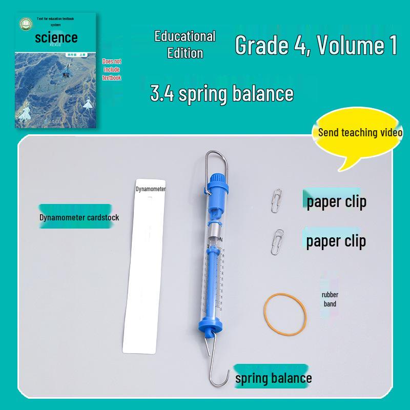 4th Grade Science Experiment Kit: Semester One Textbook Edition with Spring Dynamometer
4th Grade Science Experiment Kit: Semester One Textbook Edition with Spring Dynamometer