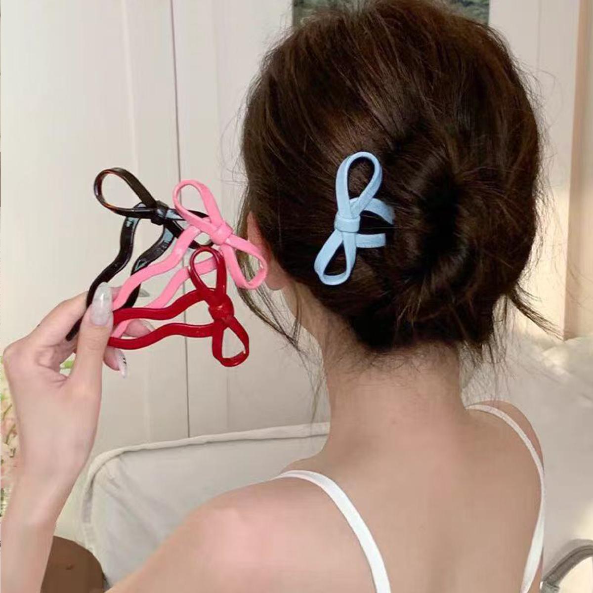 1PC Ballet Style Acetate Bow Hairpin Sweet and Cute U-shaped Hairpin New Hair Hairpin with A Coil on The Back of The Head
1PC Ballet Style Acetate Bow Hairpin Sweet and Cute U-shaped Hairpin New Hair Hairpin with A Coil on The Back of The Head