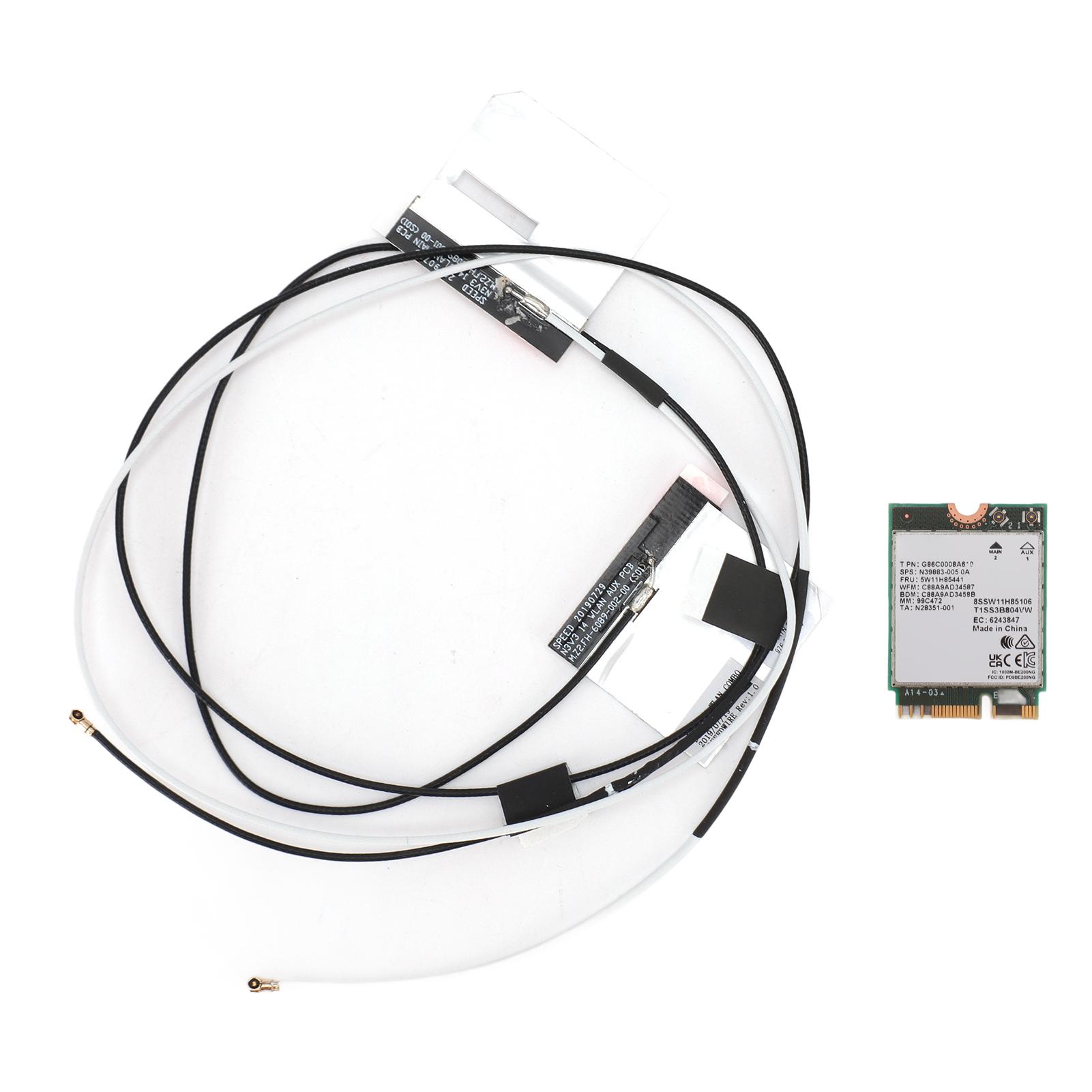 WiFi 7 Network Card for Intel BE200 NGW Bluetooth 5.4 8774Mbps M.2 NGFF Network Support for Windows
WiFi 7 Network Card for Intel BE200 NGW Bluetooth 5.4 8774Mbps M.2 NGFF Network Support for Windows