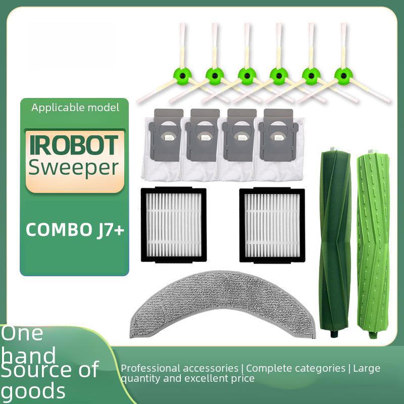Compatible Accessories for iRobot Roomba Combo J7+: Main Roller Brush, Side Brush, Filter, Dust Bag 1 side brush
Compatible Accessories for iRobot Roomba Combo J7+: Main Roller Brush, Side Brush, Filter, Dust Bag 1 side brush