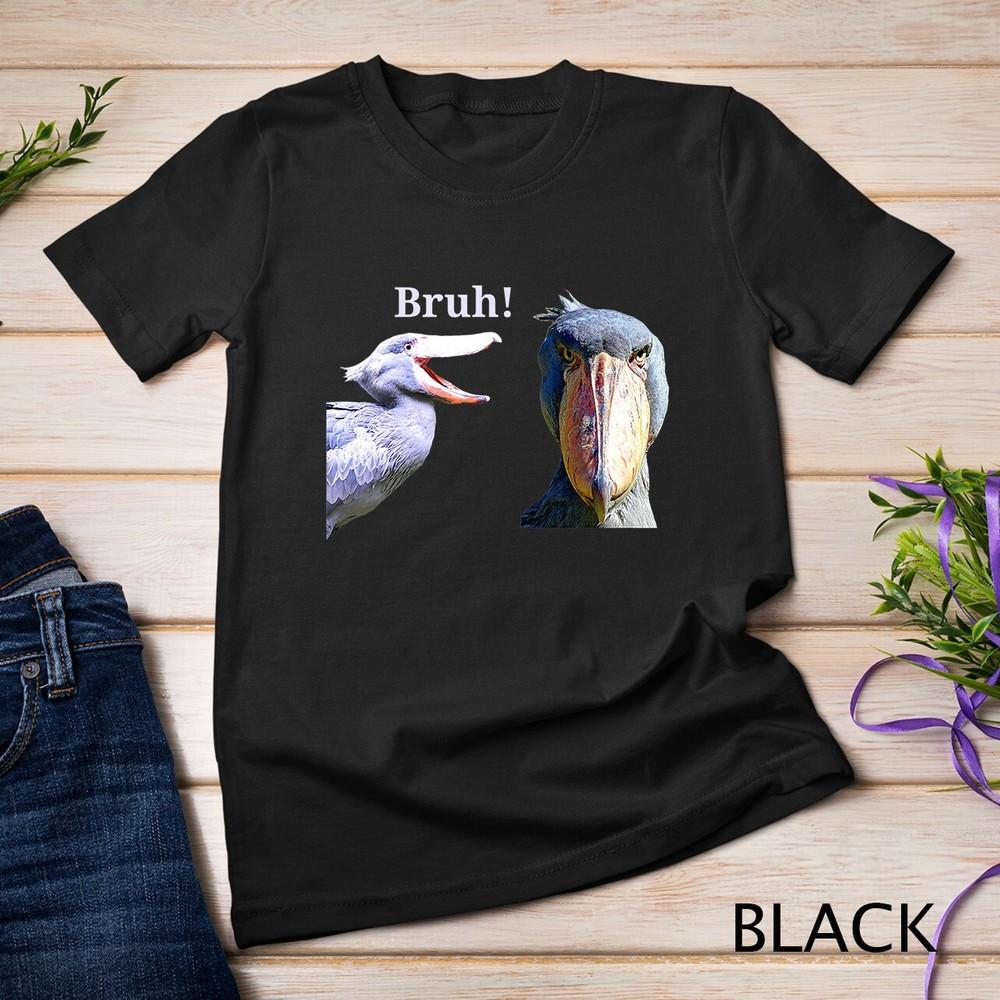 Shoebill Stork Bruh Funny Giant Bird Lovers Premium Unisex T-shirt XL
Shoebill Stork Bruh Funny Giant Bird Lovers Premium Unisex T-shirt XL