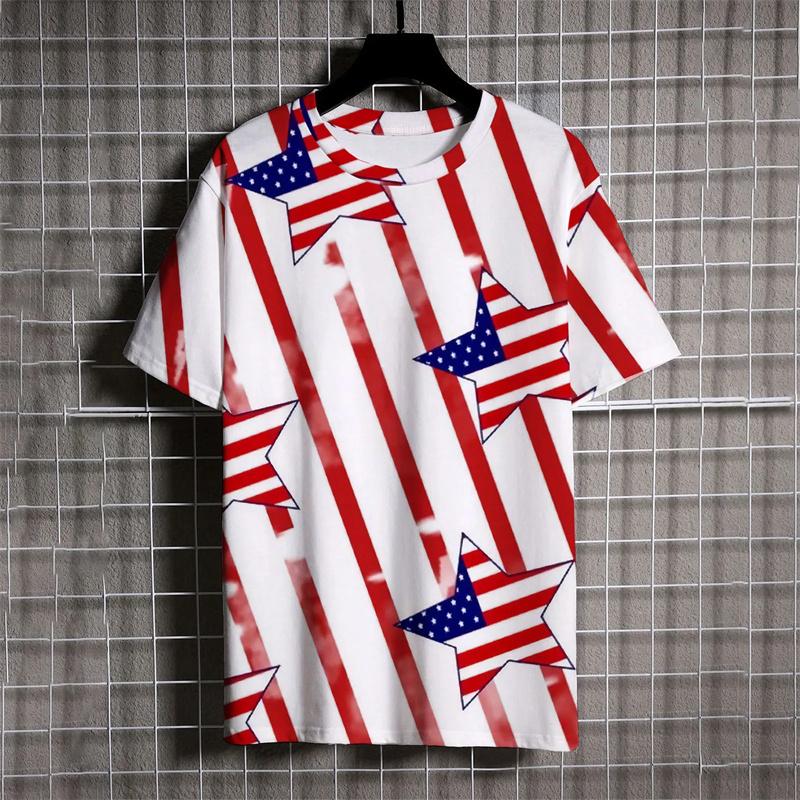 Футболка с пятиконечной звездой, летний тренд, короткий рукав, 3D-принт, повседневная мужская футболка с круглым вырезом, свободные уличные топы, футболка 6XL
Футболка с пятиконечной звездой, летний тренд, короткий рукав, 3D-принт, повседневная мужская футболка с круглым вырезом, свободные уличные топы, футболка 6XL