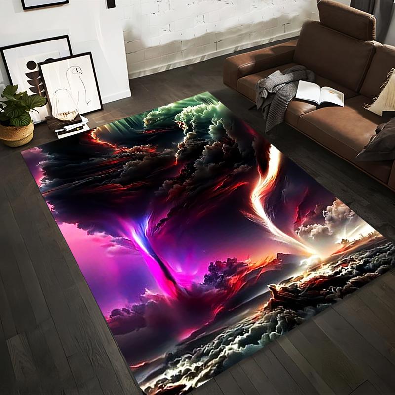 Fantasy Cloudscape Carpet with Vibrant Colorful Sky Art Style Design Suitable for use as an anti-slip for living room bedroom sofas 40x60cm( 15x23in )
Fantasy Cloudscape Carpet with Vibrant Colorful Sky Art Style Design Suitable for use as an anti-slip for living room bedroom sofas 40x60cm( 15x23in )
