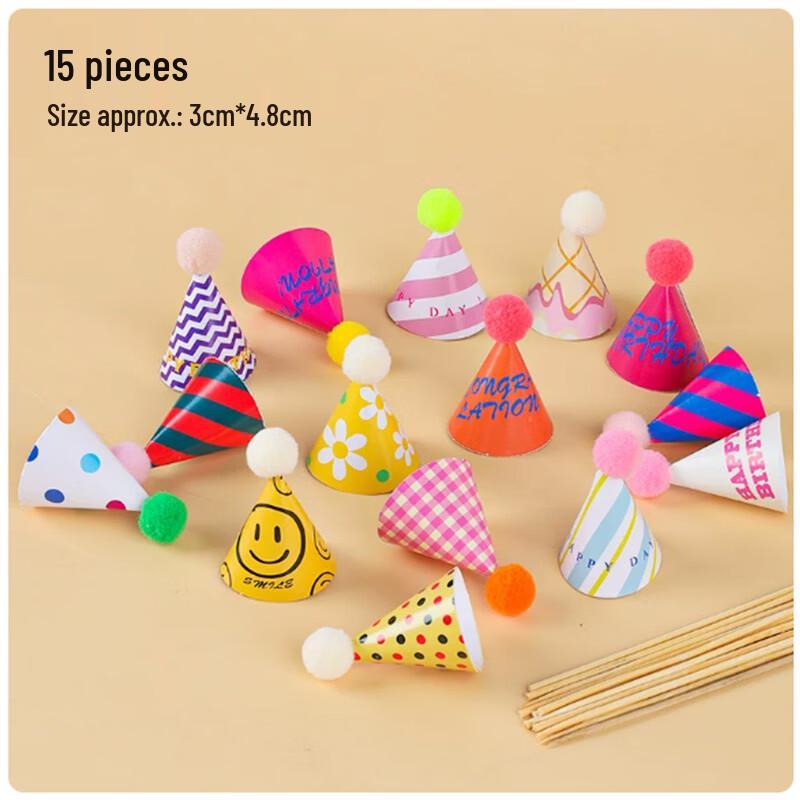 Vintage Pom-Pom Mini Hat Cake Toppers
Vintage Pom-Pom Mini Hat Cake Toppers