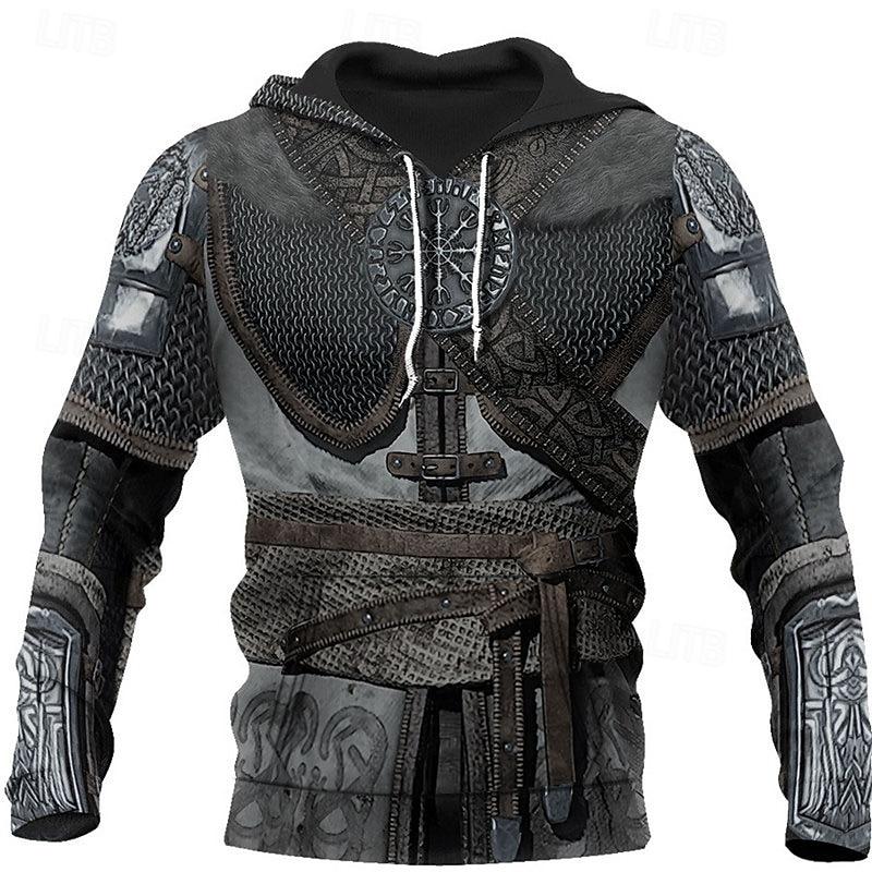 Men s Graphic Armor Viking Hoodie Hoodies Sweatshirt Sportswear Casual Big and Tall Long Sleeve Hooded M
Men s Graphic Armor Viking Hoodie Hoodies Sweatshirt Sportswear Casual Big and Tall Long Sleeve Hooded M