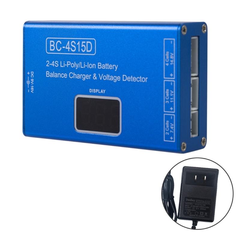 BC-4S15D Зарядное устройство для аккумуляторов 2-4S с микропроцессорным управлением, точный адаптер для зарядки и автоматическим обнаружением ошибок для безопасного использования 1
BC-4S15D Зарядное устройство для аккумуляторов 2-4S с микропроцессорным управлением, точный адаптер для зарядки и автоматическим обнаружением ошибок для безопасного использования 1