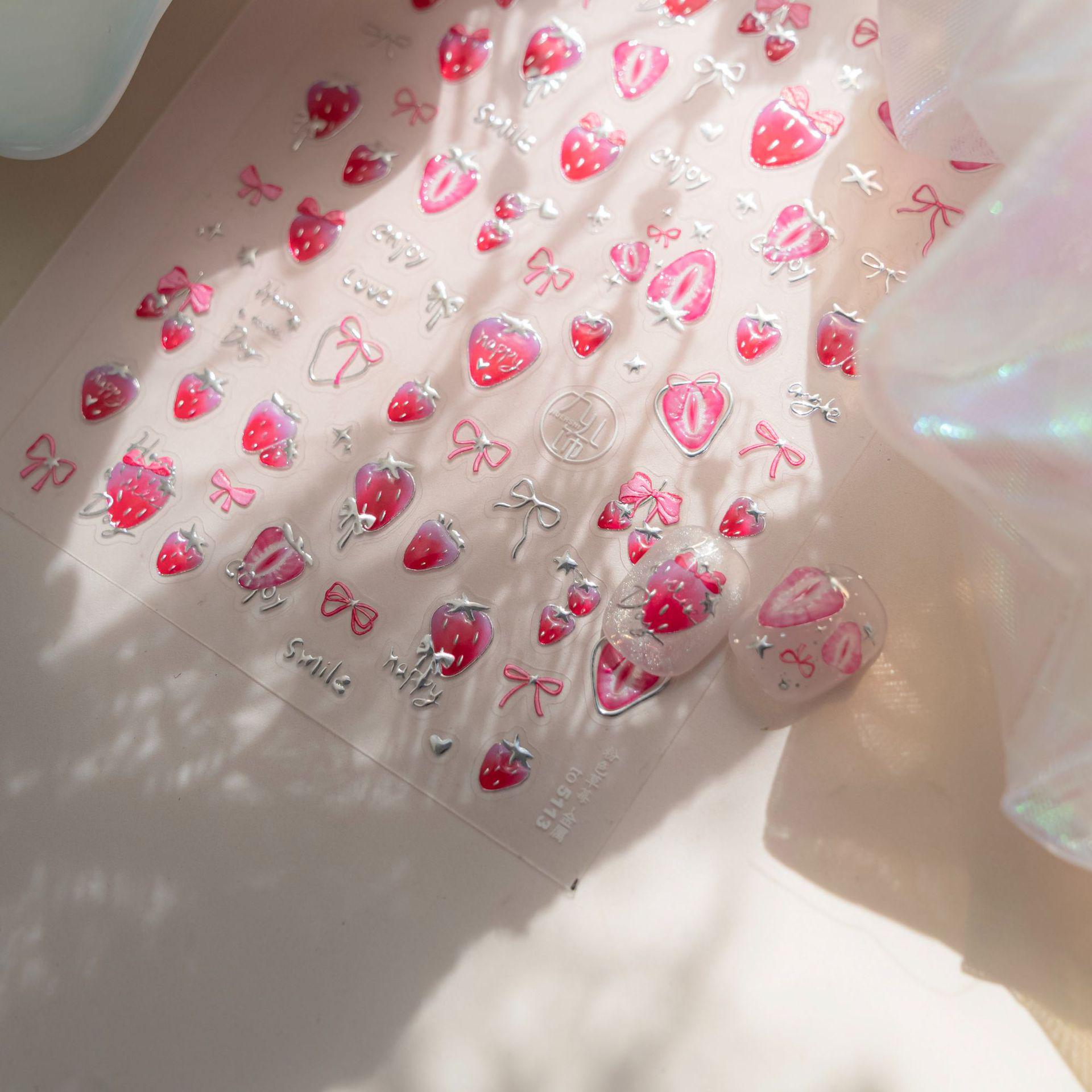 Наклейки для ногтей Tomoni Pink Strawberry - Сладкий DIY Металлический и Полупрозрачный Дизайн
Наклейки для ногтей Tomoni Pink Strawberry - Сладкий DIY Металлический и Полупрозрачный Дизайн