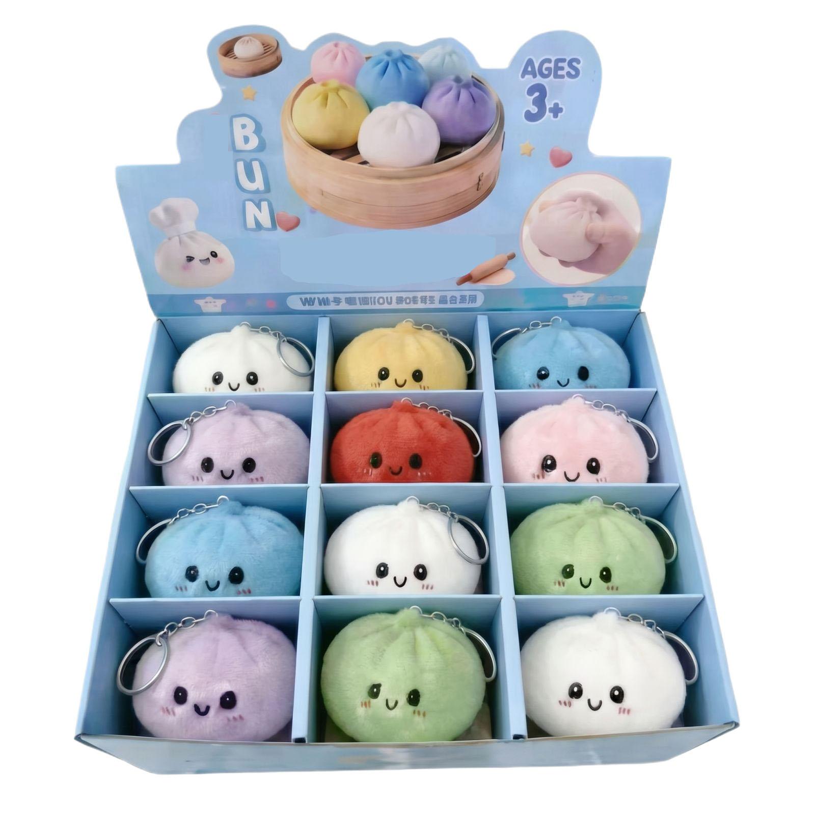 12PC Plush Bun Keychain Set Soft Miniature Stuffed Toy Key Ring Bag Charm Decorative Accessories for Backpack Purse Key Holder One Size
12PC Plush Bun Keychain Set Soft Miniature Stuffed Toy Key Ring Bag Charm Decorative Accessories for Backpack Purse Key Holder One Size
