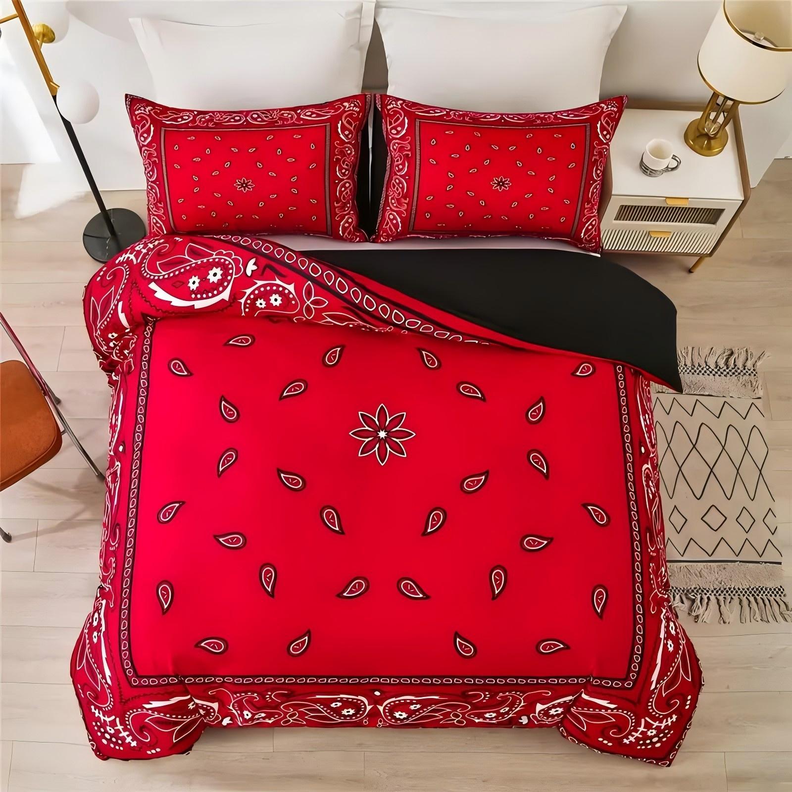 Paisley Mandala 3D Print Black Red Duvet Cover Set Bohemian Style Double For Adults Queen King Size Bedding Set With Pillowcase 135x200cm 2pcs красный
Paisley Mandala 3D Print Black Red Duvet Cover Set Bohemian Style Double For Adults Queen King Size Bedding Set With Pillowcase 135x200cm 2pcs красный