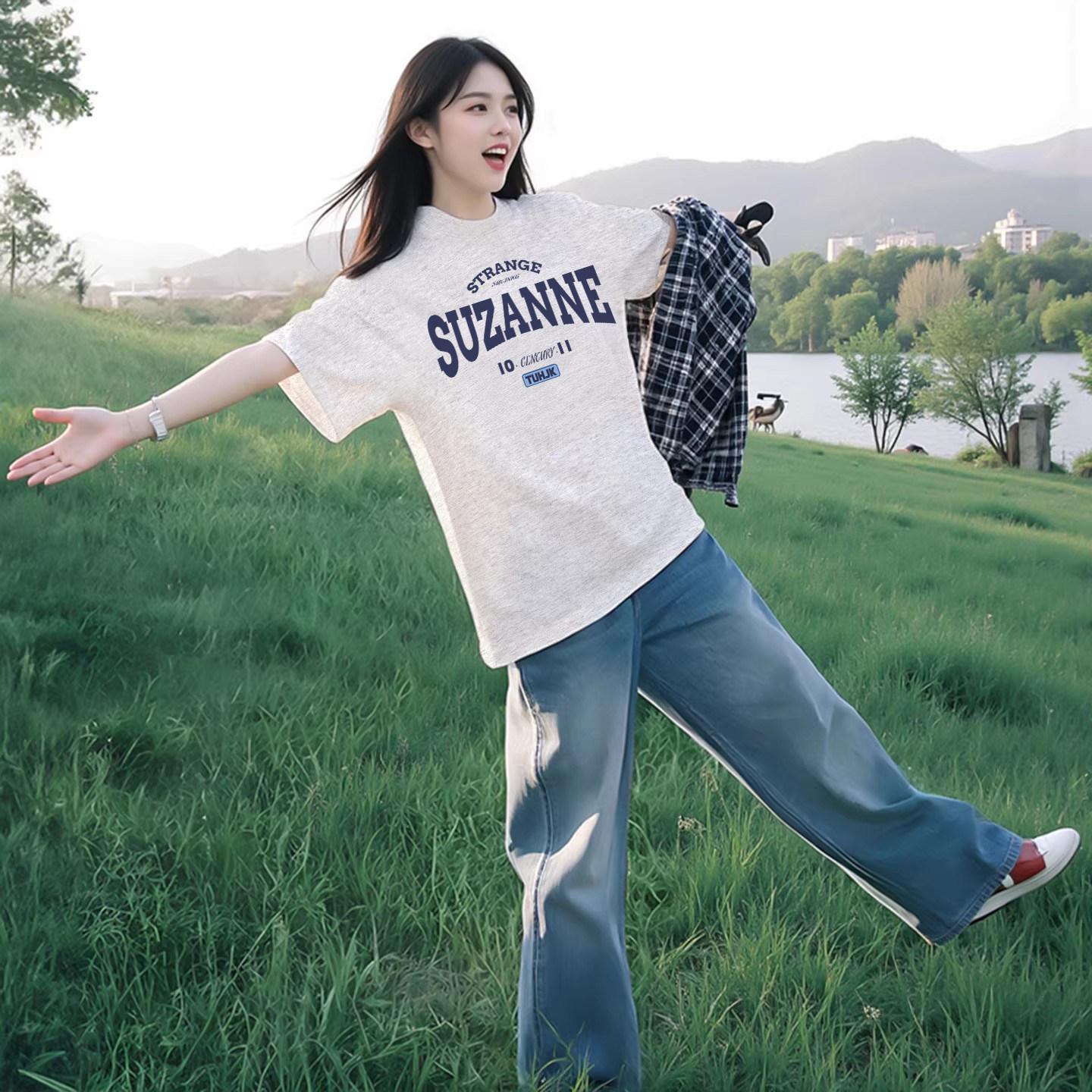 2026 New Korean Style Plus-Size Cotton Half-Sleeve Women s Unique Loose T-Shirt M
2026 New Korean Style Plus-Size Cotton Half-Sleeve Women s Unique Loose T-Shirt M