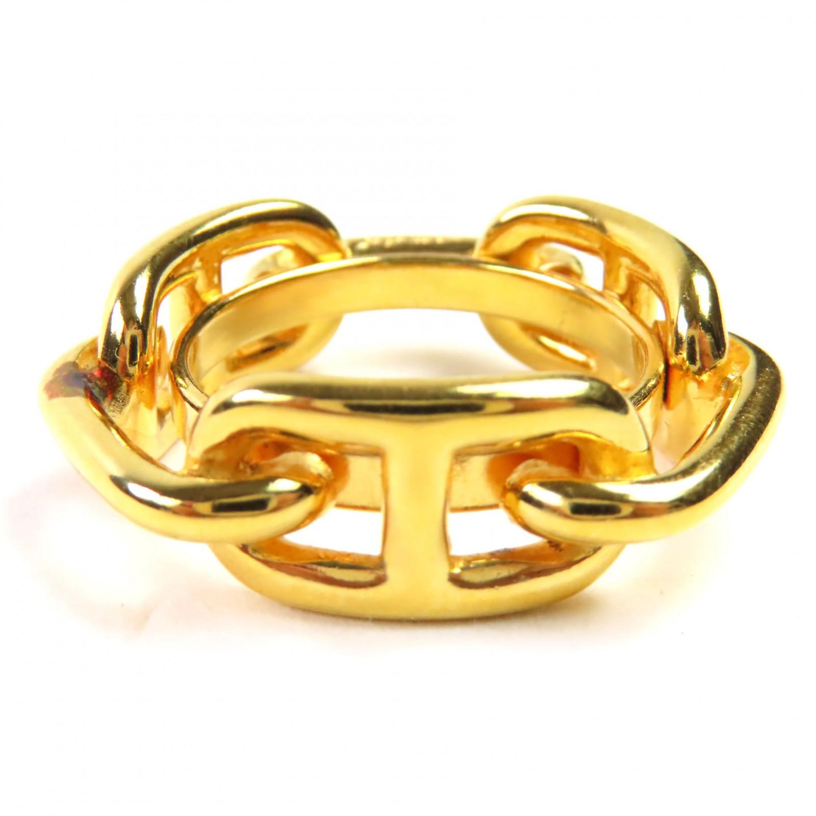 Excellent HERMES Scarf ring Lugate gold Women Used
Excellent HERMES Scarf ring Lugate gold Women Used